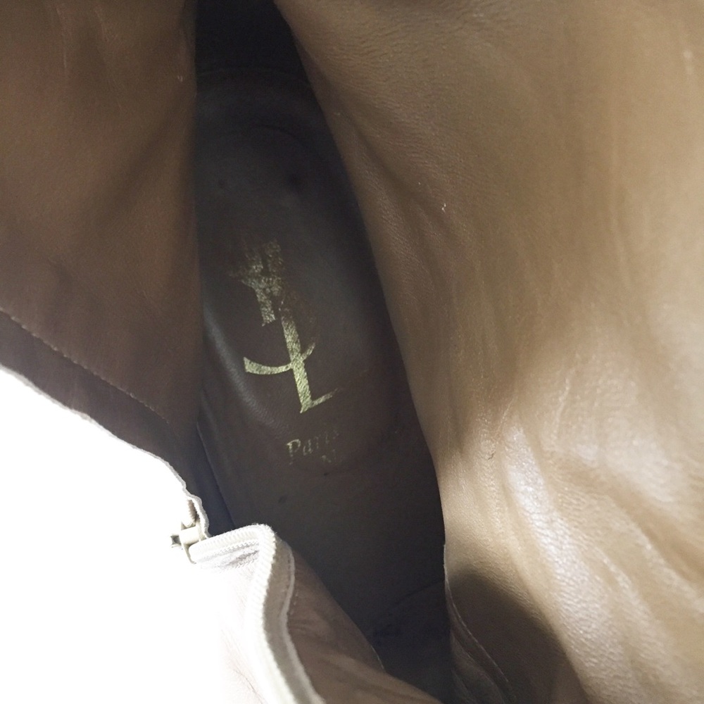 COPY - YSL | Tan Vintage Ankle Boots - Picture 6 of 8